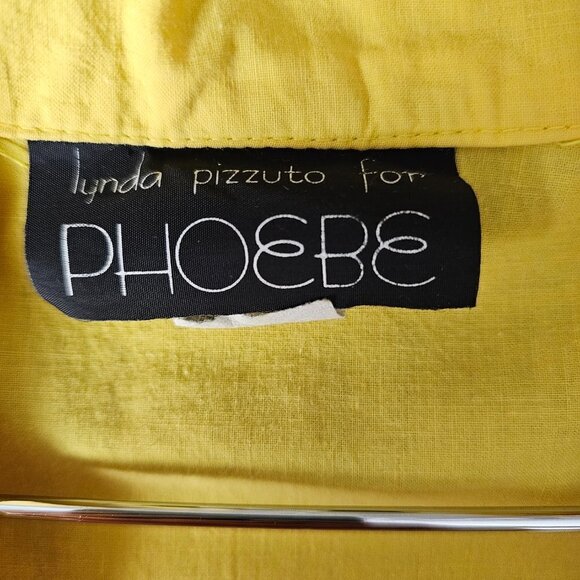 Lynda Pizzuto for Phoebe Yellow Vintage 80's Fit And Flare Dress - Picture 2 of 6